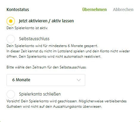lottoland konto löschen